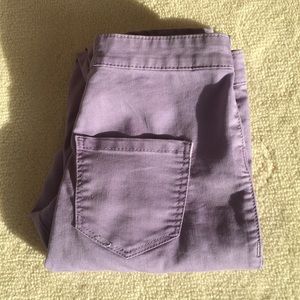 Lavender Bullhead Uber High Rise Skinniest Jeans